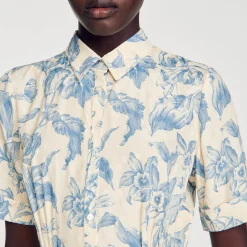 Abito A Camicia A Fiori