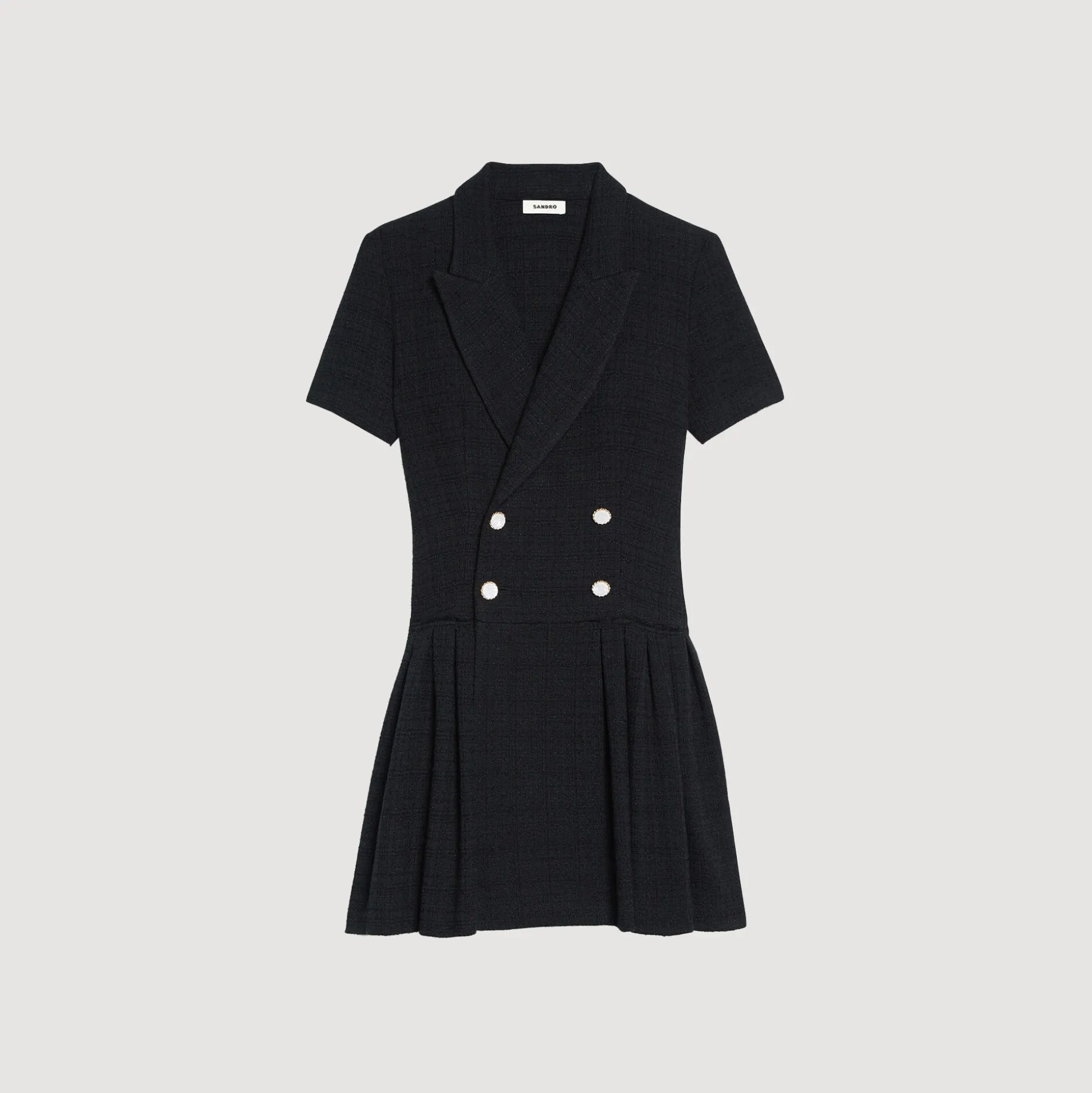 Abito Cappotto Corto In Tweed