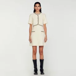 Abito Corto In Tweed