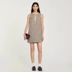 Abito Corto In Tweed