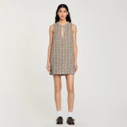 Abito Corto In Tweed