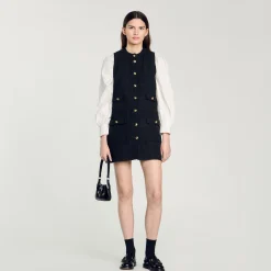 Abito Corto In Tweed