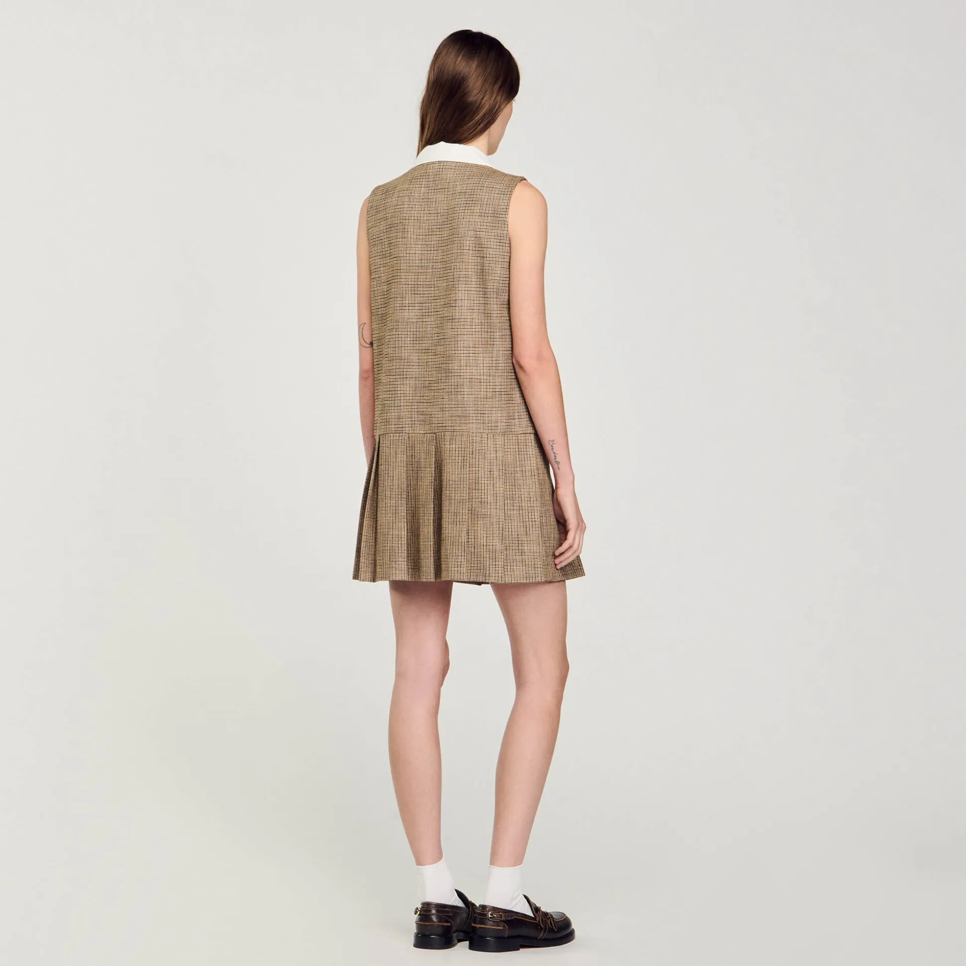 Abito Corto Mini Pied De Poule