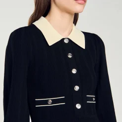 Abito In Maglia Plissettata