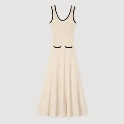 Abito In Maglia Pointelle