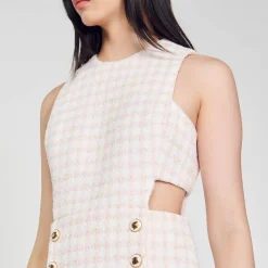Abito In Tweed Traforato