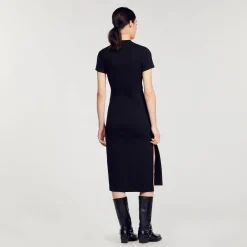 Abito Midi Con Cut-out Glitterati