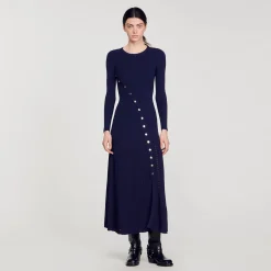 Abito Midi In Maglia