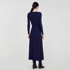 Abito Midi In Maglia