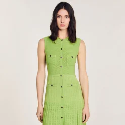 Abito Midi In Maglia