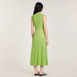 Abito Midi In Maglia