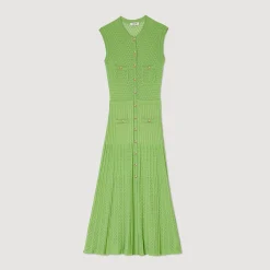 Abito Midi In Maglia