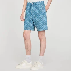 Bermuda In Denim Square Cross