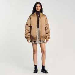 Bomber In Raso