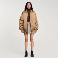 Bomber In Raso