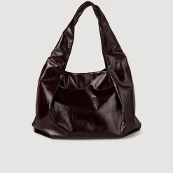 Borsa Grande In Pelle Lucida