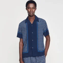 Camicia A Maniche Corte Con Stampa