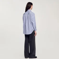 Camicia A Quadri Glitterata