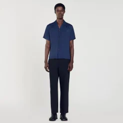 Camicia Con Colletto Aperto