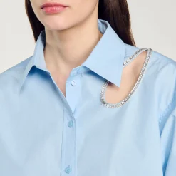 Camicia Con Goccia Glitterata