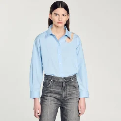 Camicia Con Goccia Glitterata