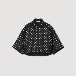 Camicia Con Pallini Decorativi