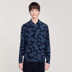 Camicia Con Stampa Camelie