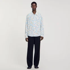Camicia Con Stampa Camelie