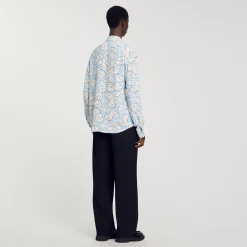 Camicia Con Stampa Camelie