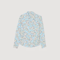 Camicia Con Stampa Camelie