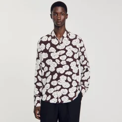 Camicia Con Stampa Camelie