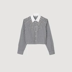 Camicia Corta Con Carré Glitterato