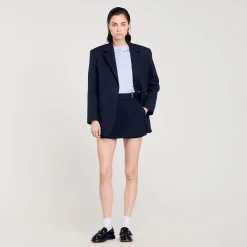 Camicia Corta Con Colletto Bijou