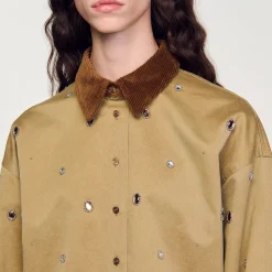 Camicia Corta Glitterata