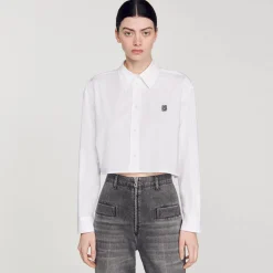 Camicia Corta In Popeline