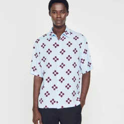 Camicia Cross Flower A Maniche Corte