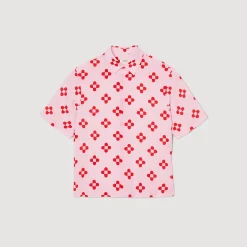 Camicia Cross Flower A Maniche Corte