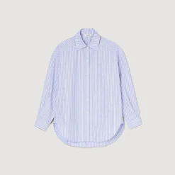 Camicia Decorata Con Cuori Glitterati