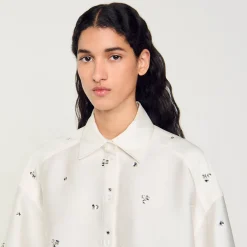 Camicia Decorata Con Strass