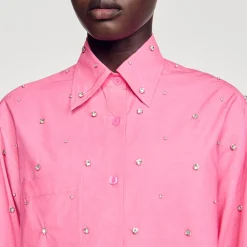 Camicia Dip Dye Glitterata