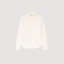 Camicia In Cotone E Lino