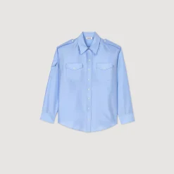 Camicia Larga In Raso