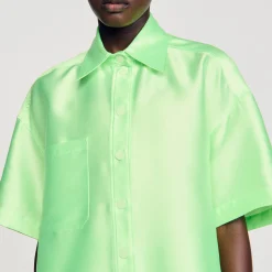 Camicia Oversize Satinata