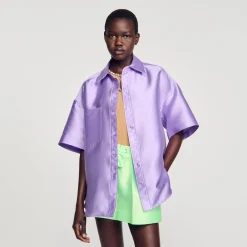Camicia Oversize Satinata