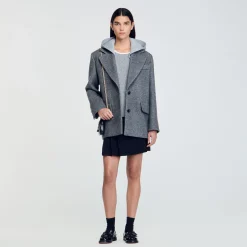 Cappotto Con Cappuccio Rimovibile