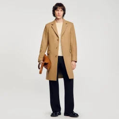 Cappotto In Panno Di Lana