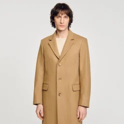 Cappotto In Panno Di Lana