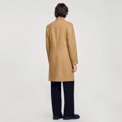 Cappotto In Panno Di Lana
