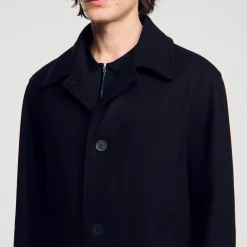 Cappotto In Panno Di Lana