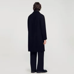 Cappotto In Panno Di Lana